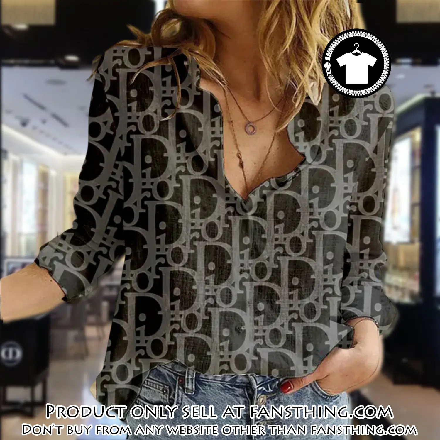 Dior luxury women casual shirt linen shirt wcs1027 fst0250344